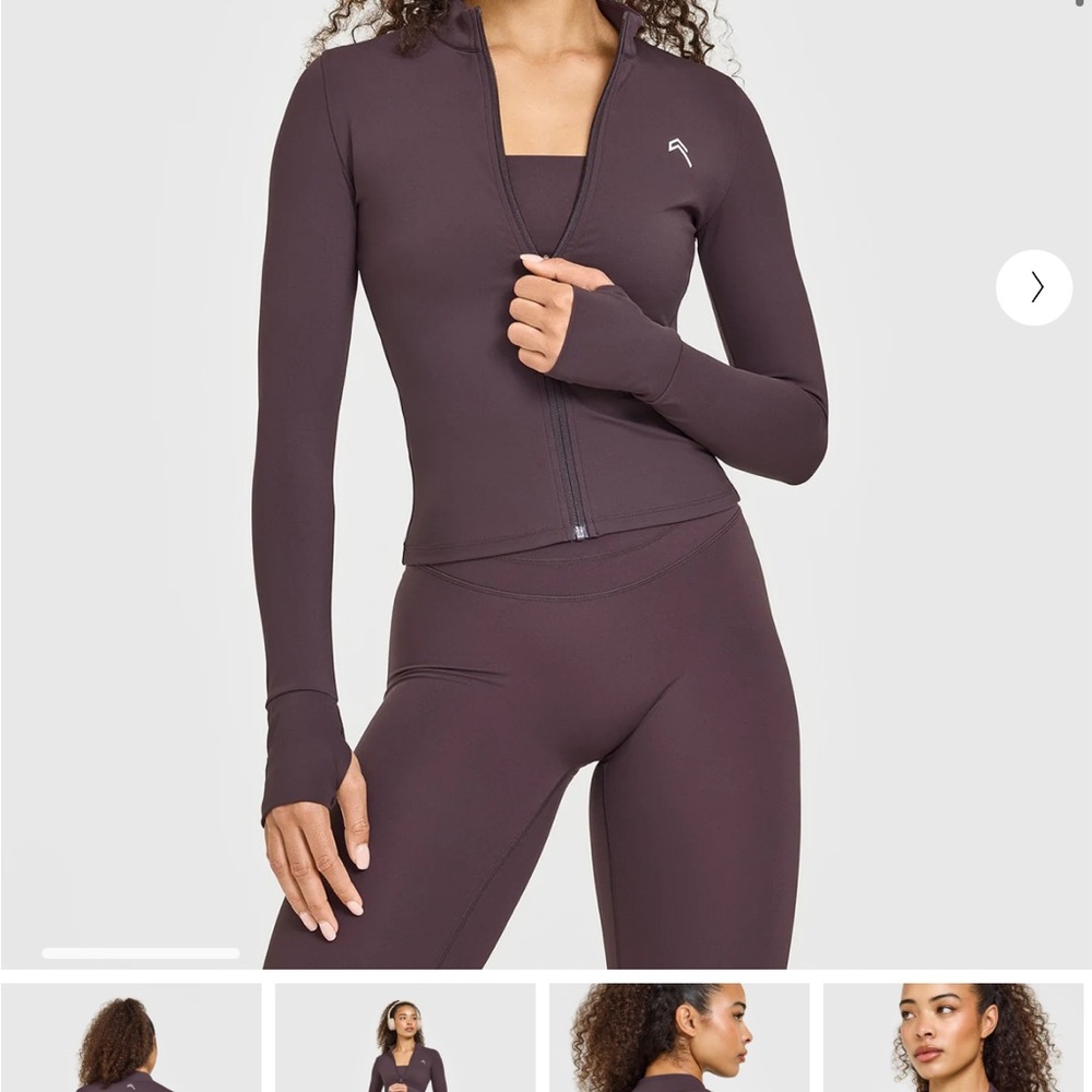 Oner Active Chocolate Long Sleeve Jacket